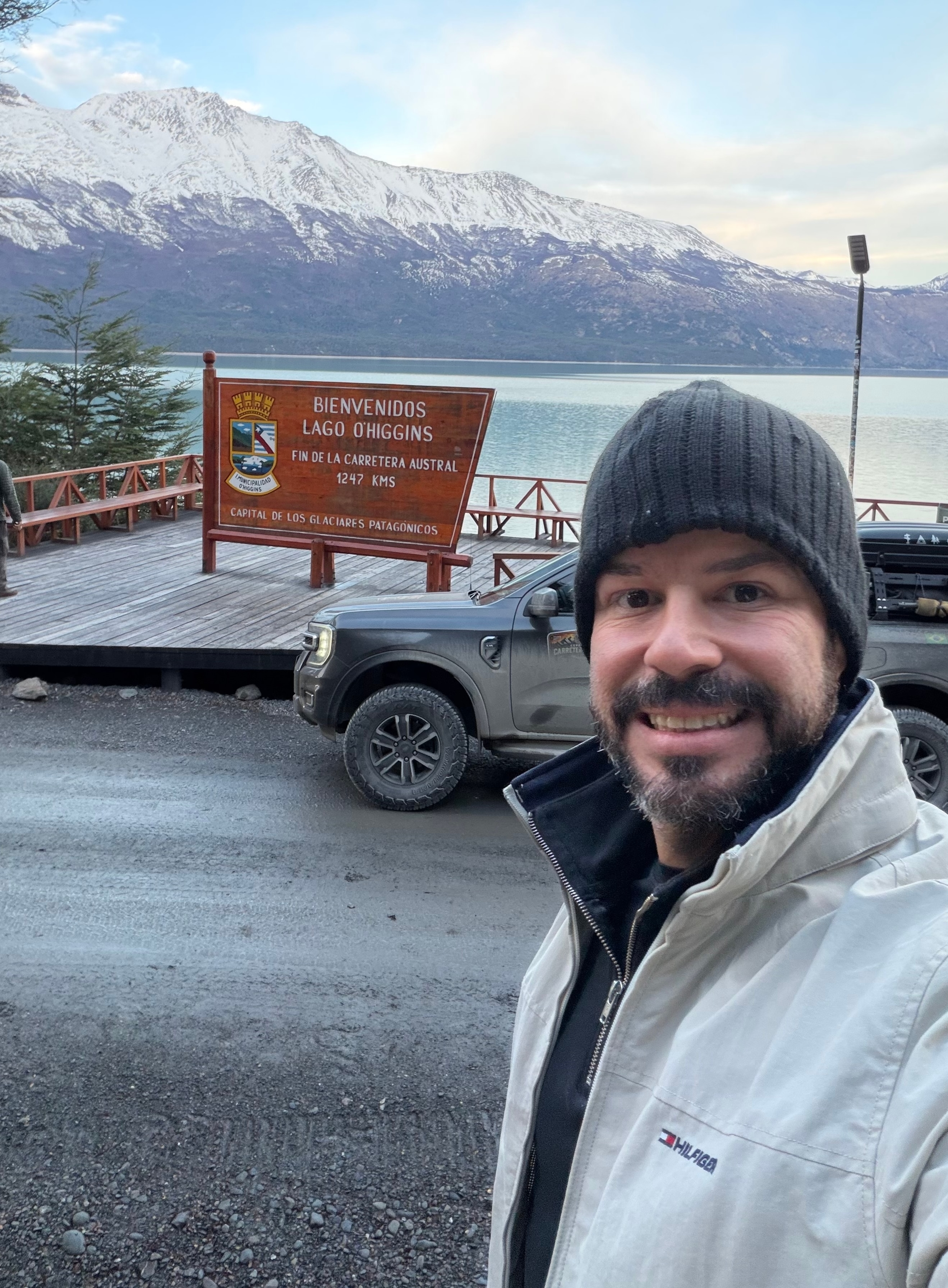 Carlos Negrão em sua viagem a bordo da Ford Ranger XLT